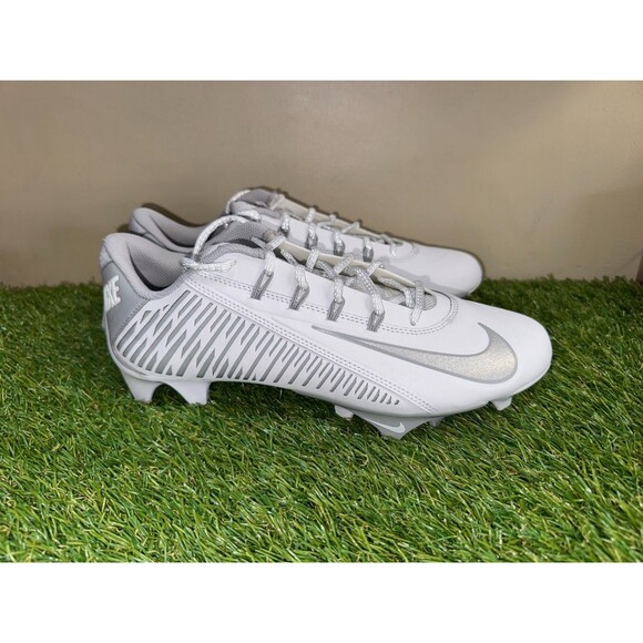 Nike Vapor Edge 360 VC Chrome White Football Cleats Men Size 9.5 DO6294-100 NEW